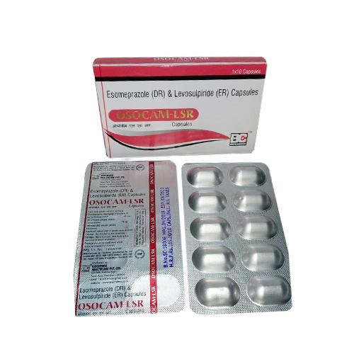 Esomeprazole 40mg+ Levosulpride 75mg Capsule