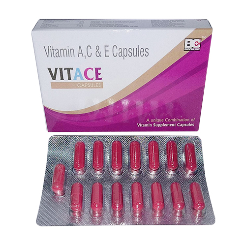 Vitamin A 50,000 I.U+Vitamin C 100 I.U.+Vitamin E 100mg Capsule