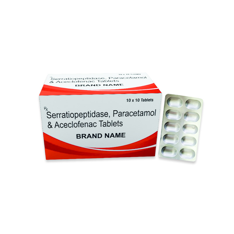 Aceclo + Para + Serra Tablets