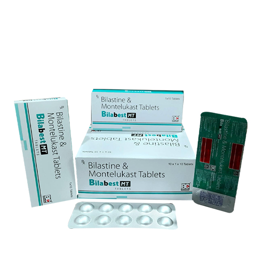 Bilastine 20mg + Montelukast 10mg Tablets