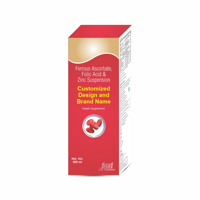 Ferrous Ascorbate, Folic Acid & Zinc Suspension