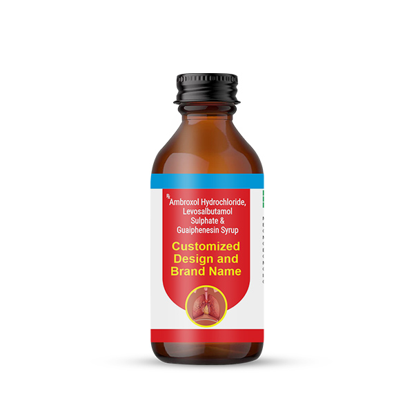 Ambroxol hydrochloride Levosalbutamol Suphate & Guaiphenesin Syrup